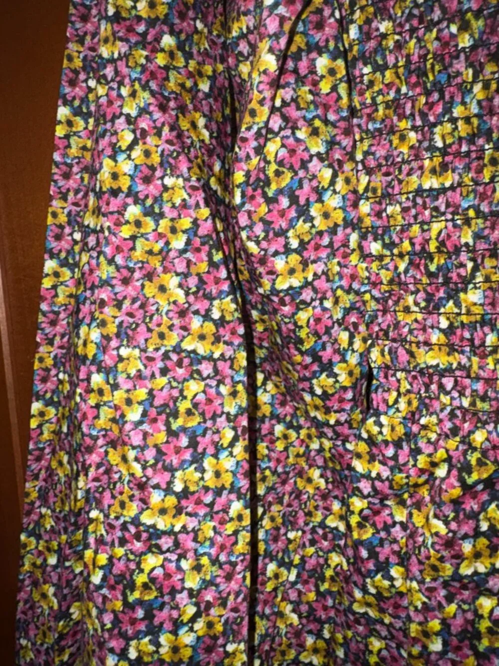 J.Crew Organic Cotton Daydream Midi Dress in Liberty® Busy Izzy Fabric Sz M